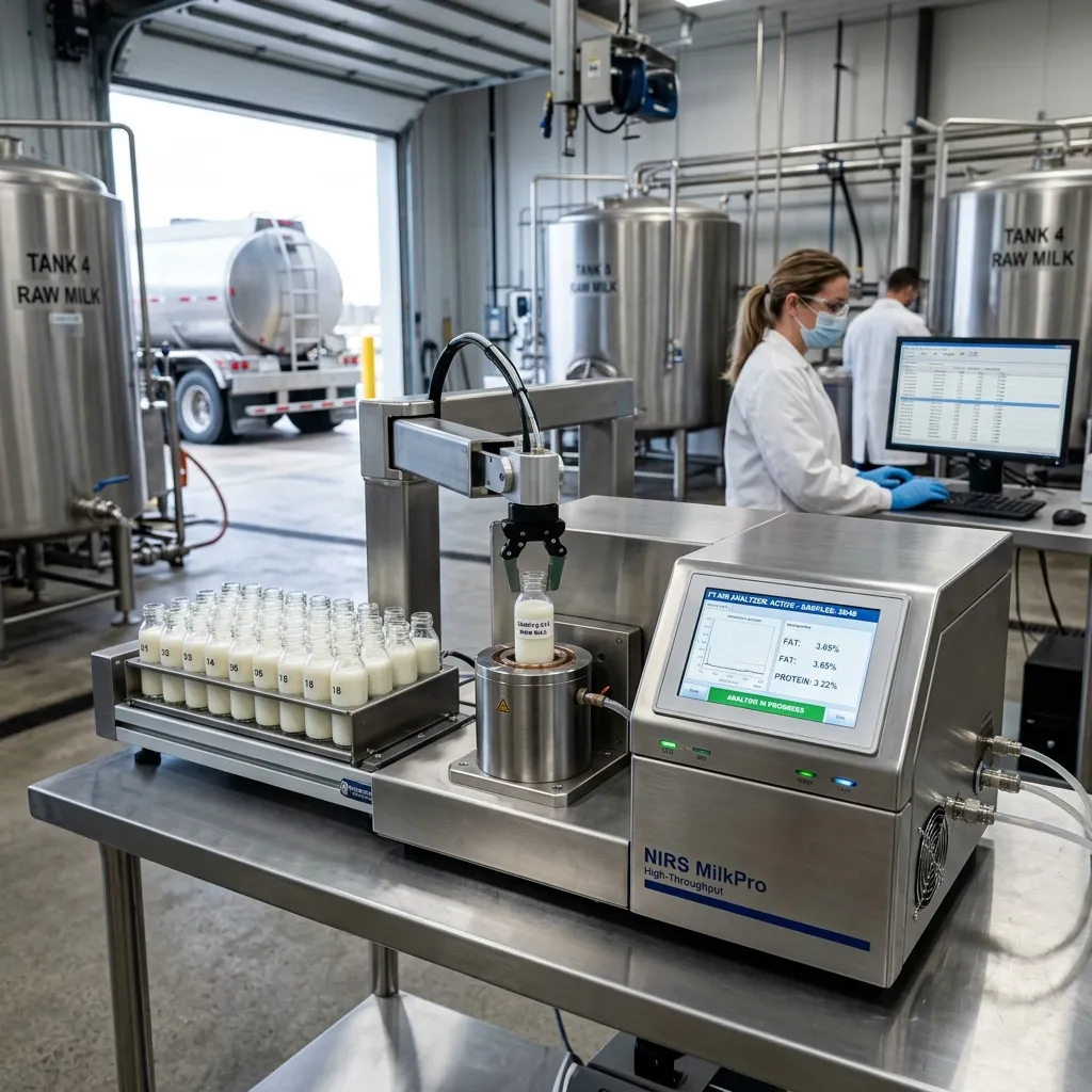 Rapid Adulteration Detection in Raw Milk Receiving